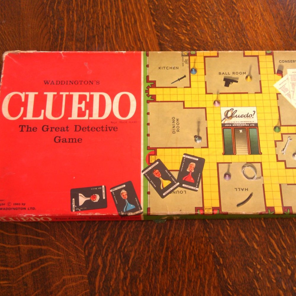 Cluedo "Vintage Edition" Family Board Game Detective Mystery Waddingtons 1965